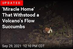 &#39;Miracle Home&#39; in Path of Lava Flow Survives