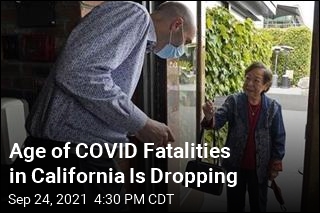 Age of COVID Fatalities in California Is Dropping