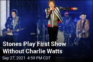 Stones Play First Show Without Charlie Watts