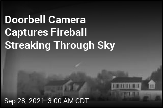 Doorbell Camera Captures Fireball Streaking Through Sky