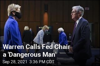 Warren Calls Fed Chair a &#39;Dangerous Man&#39;