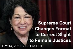 Supreme Court Changes Format to Correct Slight to Female Justices