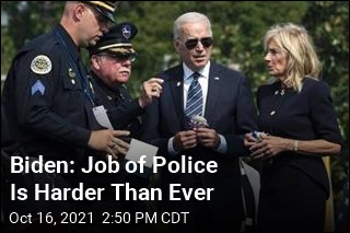 Biden: Job of Police Is Harder Than Ever