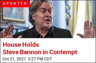 Jan. 6 Panel Votes to Hold Bannon in Contempt