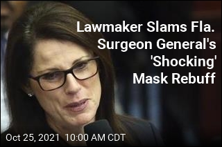 Lawmaker With Cancer Says Fla.&#39;s Top Doc Wouldn&#39;t Wear Mask