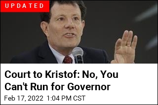 Kristof Confirms Run for Oregon Governor