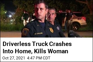Stolen, Driverless Big Rig Slams Into Home, Kills Woman