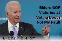 Biden: What Happened in Virginia Not My Fault