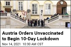 Austria Orders Unvaccinated to Begin 10-Day Lockdown