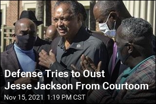 Defense Tries to Oust Jesse Jackson From Courtoom
