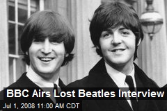 BBC Airs Lost Beatles Interview