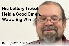 His Lottery Ticket Held a Good Omen, Was a Big Win