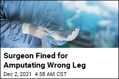 Surgeon Who Amputated Wrong Leg Fined $3K