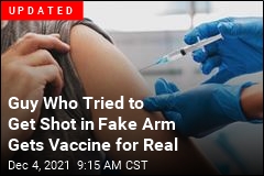 He Stuck Out His Arm to Get Vaxxed. It Was &#39;Cold and Gummy&#39;