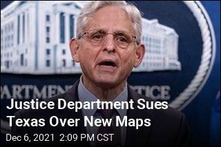 Justice Department Sues Texas Over New Maps