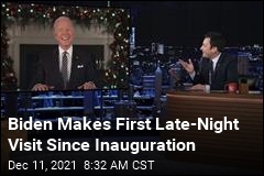 Biden Makes First Late-Night Visit Since Inauguration