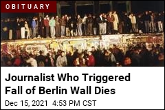 Journalist Who Triggered Fall of Berlin Wall Dies