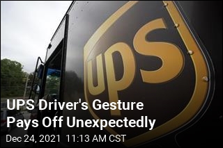 UPS Driver&#39;s Gesture Pays Off Unexpectedly