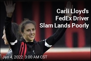 Carli Lloyd&#39;s Delivery Driver Slam Lands Poorly