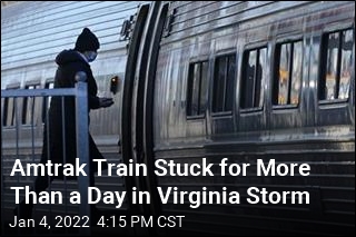 Amtrak Train Stuck for More Than a Day in Virginia Storm