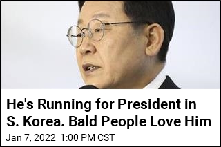 He&#39;s Running for President in S. Korea. Bald People Love Him