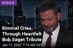 Kimmel Cries Through Heartfelt Bob Saget Tribute