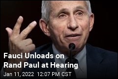 Fauci Unloads on Rand Paul at Hearing