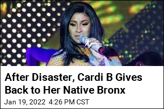 After Disaster, Cardi B Gives Back to Her Native Bronx