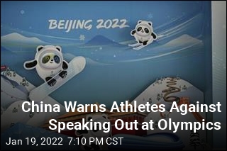 China Warns Athletes Against Speaking Out at Olympics