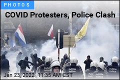 COVID Protesters, Police Clash