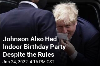 Johnson Also Had Indoor Birthday Party Despite the Rules
