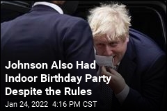 Johnson Also Had Indoor Birthday Party Despite the Rules
