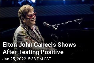 Elton John Cancels Shows After Testing Positive