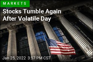 Stocks Tumble Again After Volatile Day