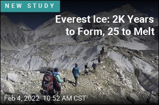 Everest Ice: 2K Years to Form, 25 to Melt
