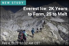 Everest Ice: 2K Years to Form, 25 to Melt