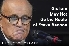 Giuliani May Not Go the Route of Steve Bannon