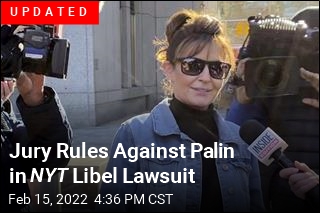 Judge Is Throwing Out Palin&#39;s NYT Libel Suit