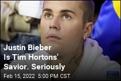 Justin Bieber Is Tim Hortons&#39; Savior. Seriously