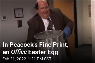 In Peacock&#39;s Fine Print, an Office Easter Egg