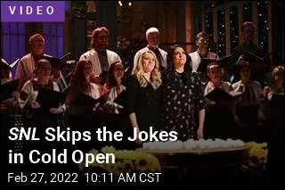 SNL Skips the Jokes in Cold Open