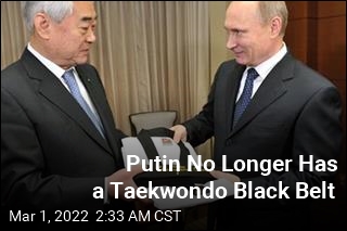Putin Stripped of Taekwondo Black Belt