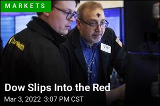 Dow Slips Into the Red