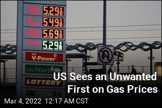 US Sees an Unwanted First on Gas Prices
