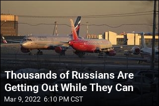 Thousands of Russians Are Getting Out While They Can