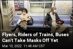 Mask Mandate on Planes, Trains Extended a Month