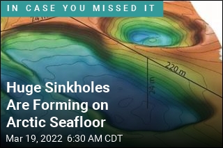 Sinkhole on Arctic Seafloor Could Hold a City Block