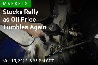 Stocks Rally as Oil Price Tumbles Again
