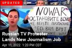 TV Protester Has a Way Out of Russia. She&#39;s Not Leaving