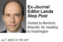 Ex- Journal Editor Lands Atop Post